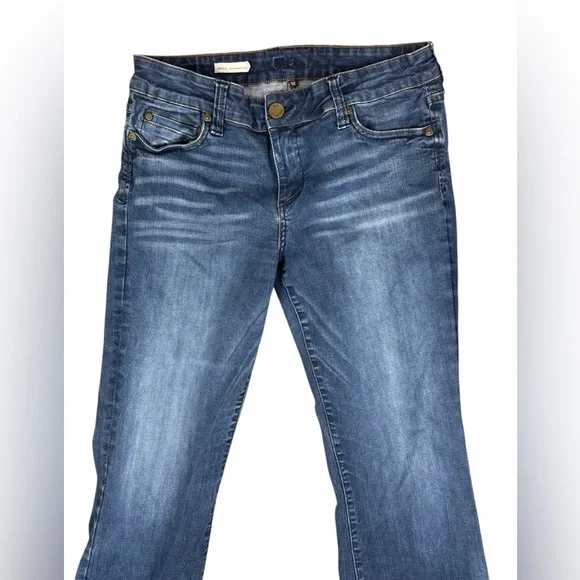 Kut From The Kloth Natalie High Rise Bootcut Blue Denim Jeans Women’s Size 12 - Picture 2 of 7